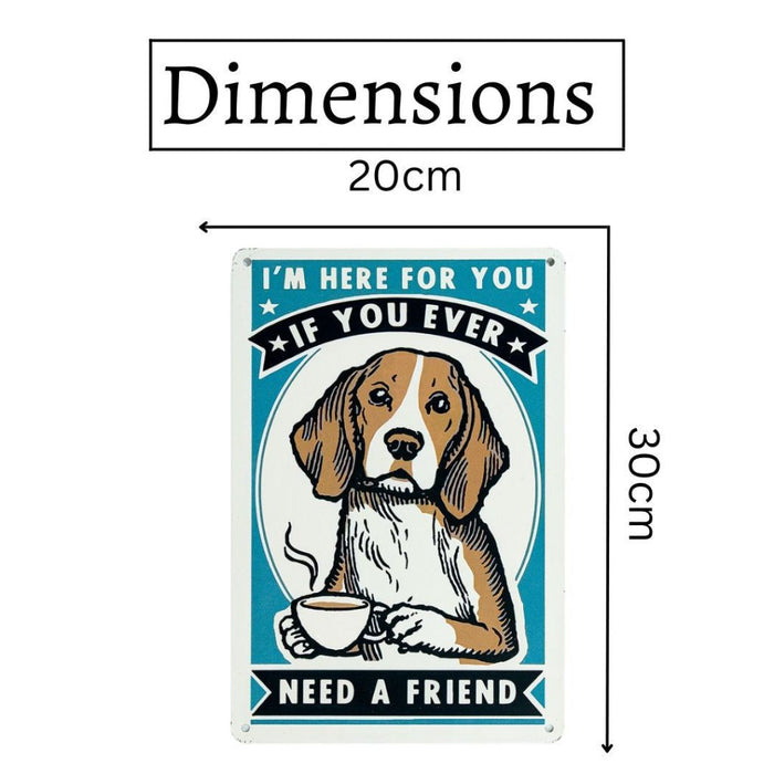 Number Plates Big Wall Sign – Need A Friend - eazy wagon