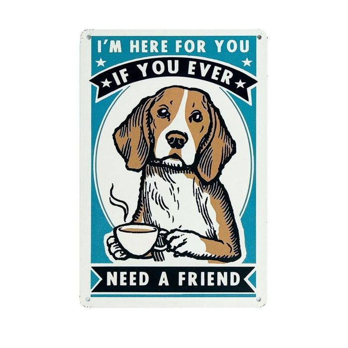 Number Plates Big Wall Sign – Need A Friend - eazy wagon