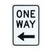 Number Plates Big Wall Sign – One Way - eazy wagon