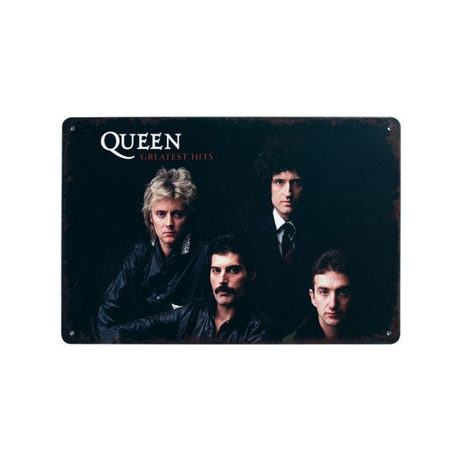 Number Plates Big Wall Sign – Queen Greatest Hits Rock Band - eazy wagon