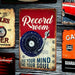 Number Plates Big Wall Sign – Record Room - eazy wagon
