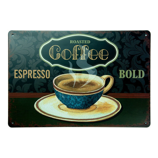 Number Plates Big wall sign - Roasted Coffee Espresso - eazy wagon