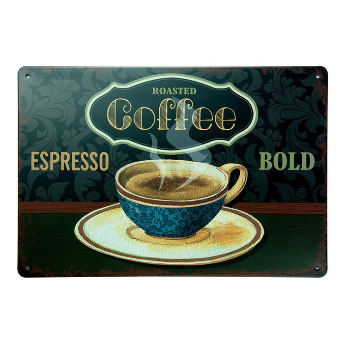 Number Plates Big wall sign - Roasted Coffee Espresso - eazy wagon