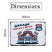 Number Plates Big Wall Sign – Route 66 Garage Service Classic Car - eazy wagon