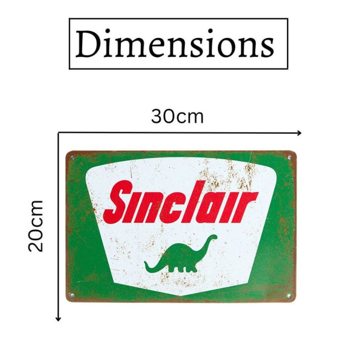 Number Plates Big Wall Sign – Sinclair - eazy wagon