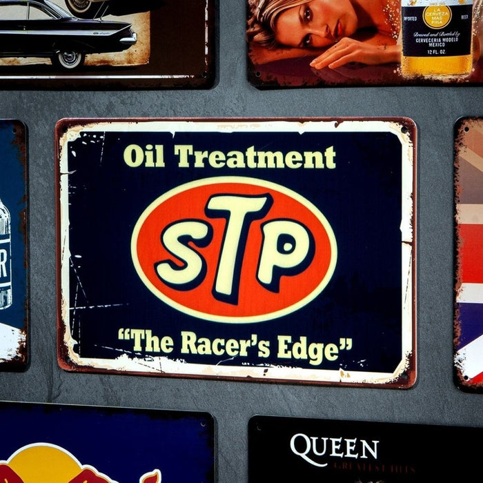Number Plates Big Wall Sign – STP Oil Treatment - eazy wagon