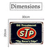 Number Plates Big Wall Sign – STP Oil Treatment - eazy wagon