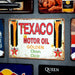 Number Plates Big Wall Sign – Texaco Motor Oil - eazy wagon