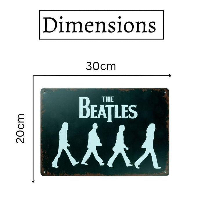 Number Plates Big wall sign - The Beatles (Walking) - eazy wagon