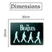 Number Plates Big wall sign - The Beatles (Walking) - eazy wagon