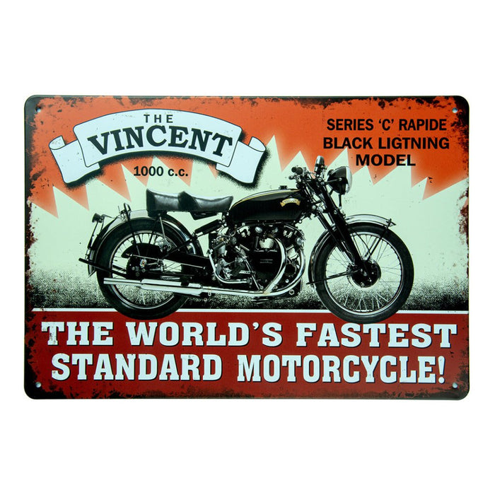 Number Plates Big wall sign - The Vincent 1000cc - eazy wagon