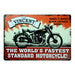 Number Plates Big wall sign - The Vincent 1000cc - eazy wagon