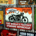 Number Plates Big wall sign - The Vincent 1000cc - eazy wagon