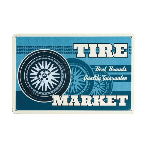 Number Plates Big Wall Sign – Tire Market - eazy wagon