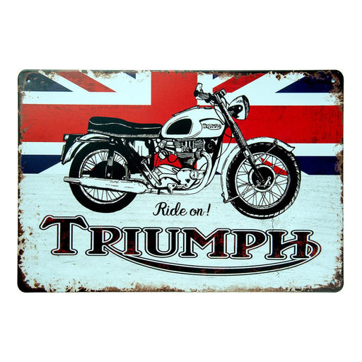Number Plates Big wall sign - Triumph - eazy wagon