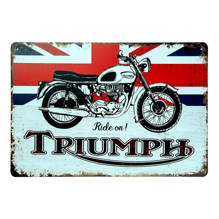 Number Plates Big wall sign - Triumph - eazy wagon