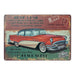 Number Plates Big wall sign - Vintage Buick Rent A Car - eazy wagon