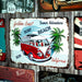 Number Plates Big wall sign - Volkswagen Surf Beach - eazy wagon