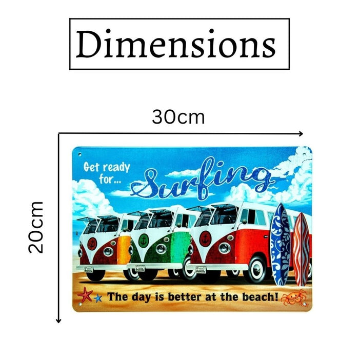 Number Plates Big wall sign - Volkswagen Surfing - eazy wagon