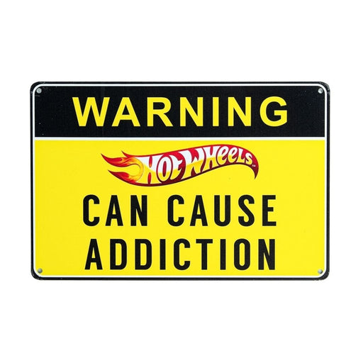 Number Plates Big Wall Sign – Warning Hot Wheels Can Cause Addiction - eazy wagon