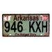 Number Plates wall sign - Arkansas 946 - KXH - eazy wagon