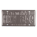 Number Plates wall sign - Arkansas 946 - KXH - eazy wagon
