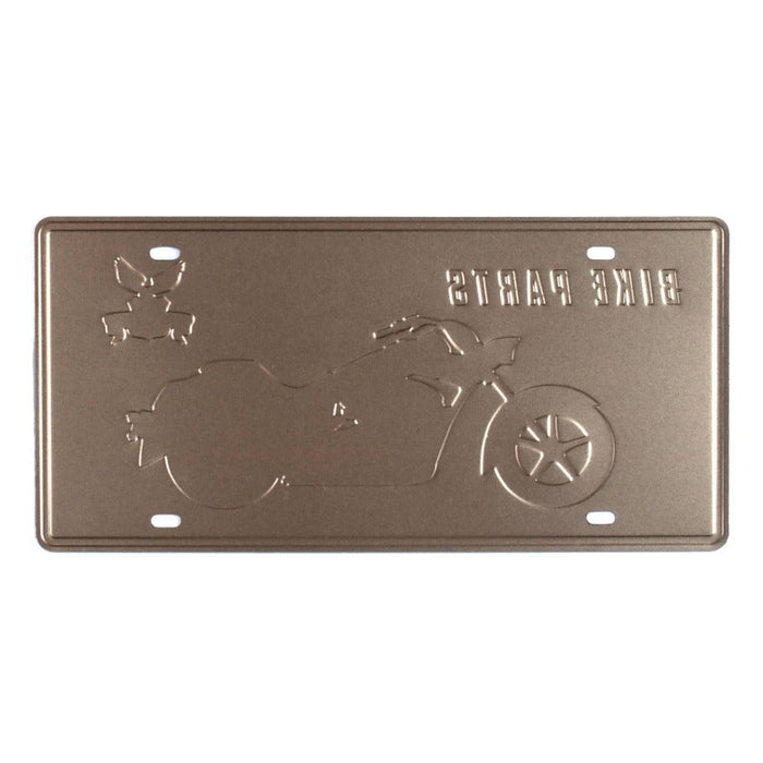 Number Plates wall sign - Bike parts Route66 - eazy wagon