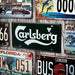 Number Plates wall sign - Carlsberg - eazy wagon