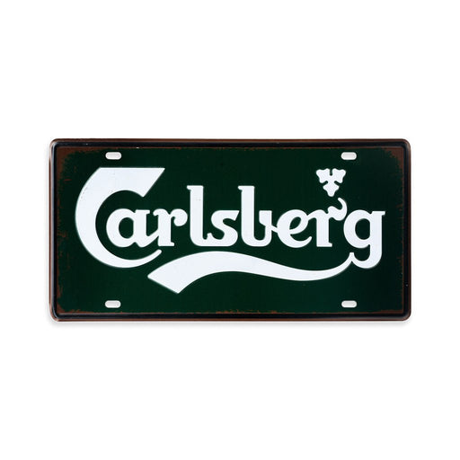Number Plates wall sign - Carlsberg - eazy wagon