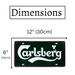 Number Plates wall sign - Carlsberg - eazy wagon