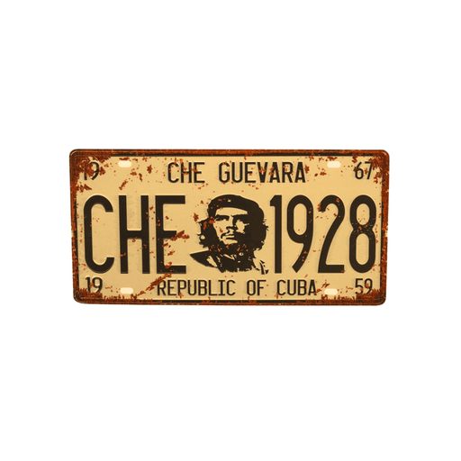 Number Plates wall sign - CHE 1928 - eazy wagon