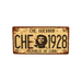 Number Plates wall sign - CHE 1928 - eazy wagon