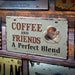 Number Plates wall sign - Coffee & Friends - eazy wagon