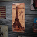 Number Plates wall sign - Eiffel Tower - eazy wagon
