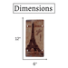 Number Plates wall sign - Eiffel Tower - eazy wagon