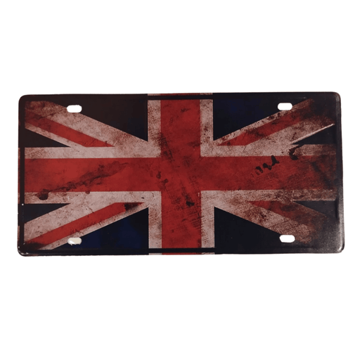 Number Plates wall sign - England Flag - eazy wagon