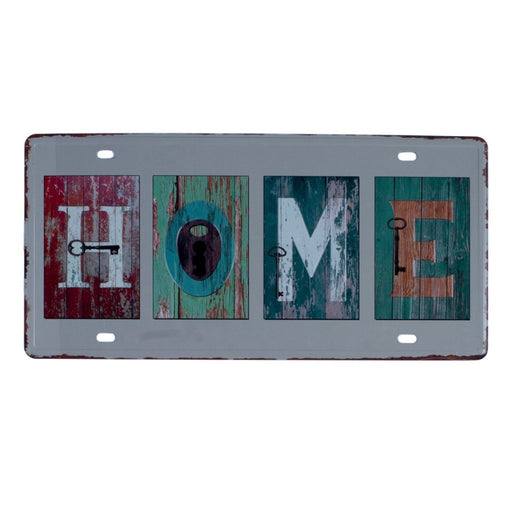 Number Plates wall sign - Home - eazy wagon