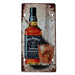 Number Plates wall sign - Jack Daniels Bottle - eazy wagon