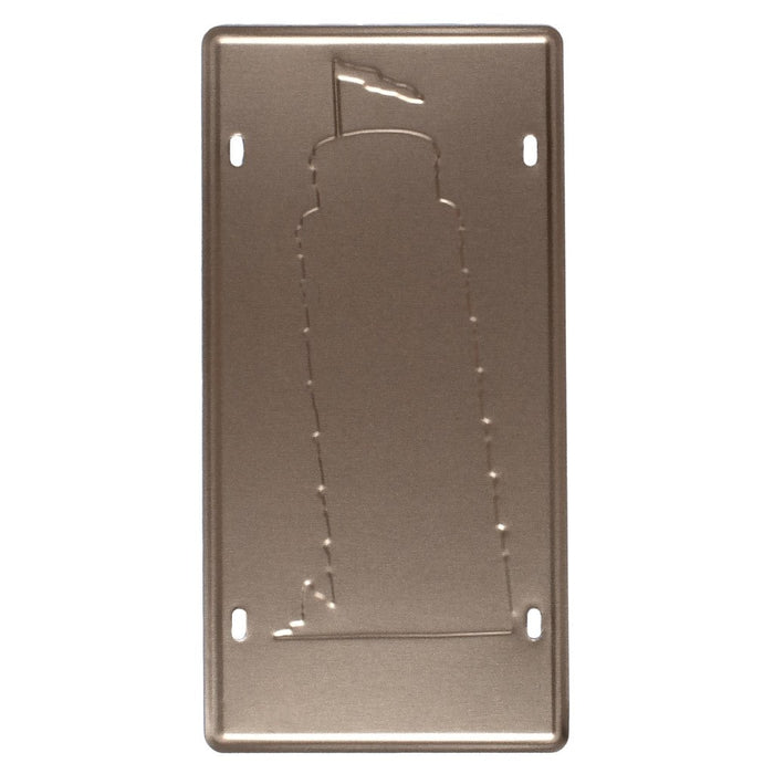 Number Plates wall sign - Leaning Tower Of Pisa - eazy wagon