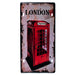 Number Plates wall sign - London telephone Booth - eazy wagon