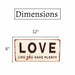 Number Plates wall sign - Love like you have plenty - eazy wagon