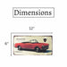 Number Plates wall sign - Peugeot 404 - eazy wagon