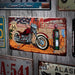 Number Plates wall sign - Route66 Chopper Gasoline - eazy wagon
