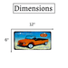 Number Plates wall sign - Sous Les Paves - eazy wagon