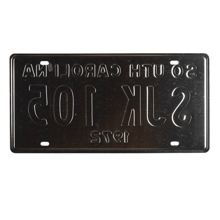 Number Plates wall sign - South Carolina SJK 105 - eazy wagon