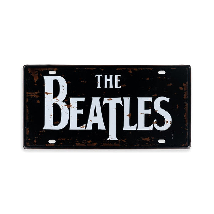 Number Plates wall sign - The Beatles - eazy wagon