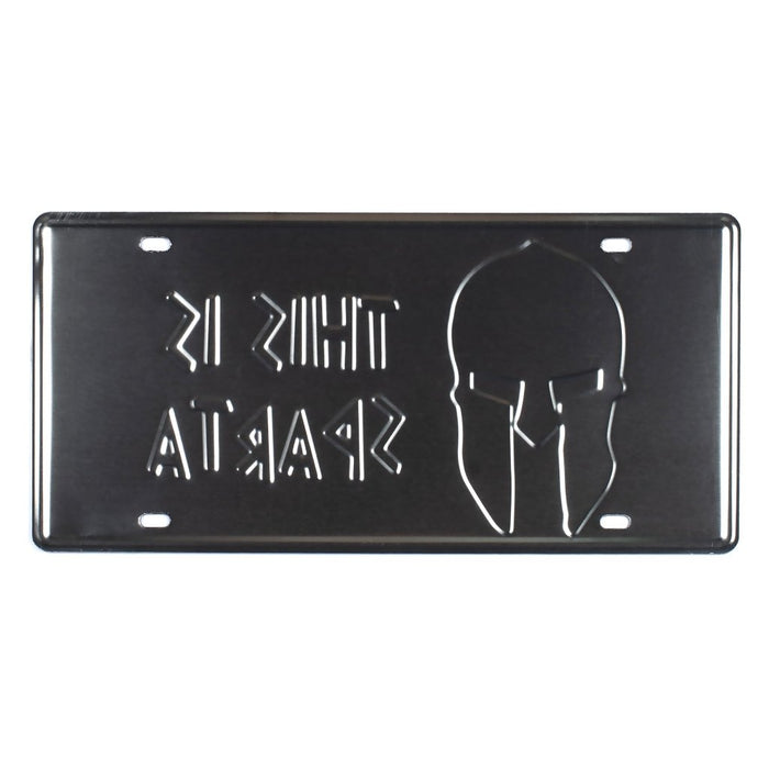 Number Plates wall sign - This Is Sparta - eazy wagon