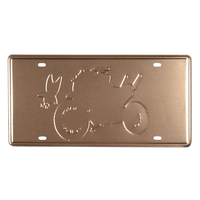 Number Plates wall sign - Triumph Tiger Motorbike - eazy wagon