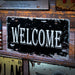 Number Plates wall sign - Welcome - eazy wagon