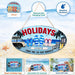 Oval Plates Big Wall Sign – Holiday Beach - eazy wagon